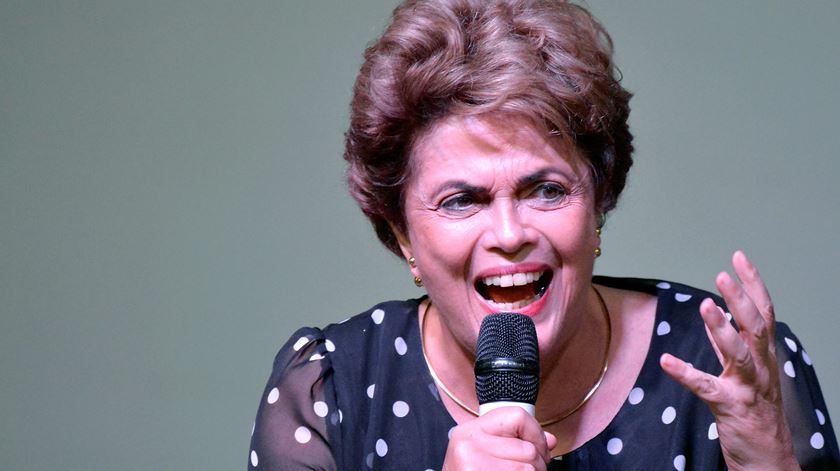 Dilma Rousseff nos últimos meses inflamados da sua Presidência. Foto: Cadu Gomes/ EPA