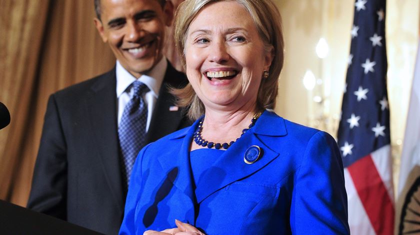 Barack Obama e Hillary Clinton. Foto: Ron Sachs/EPA (arquivo)