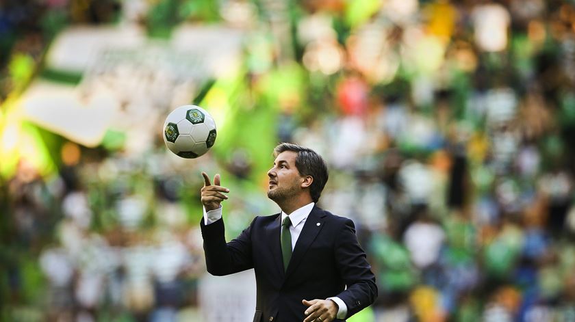 Bruno de Carvalho assinala efeméride com visão de futuro. Foto: Mário Cruz/Lusa