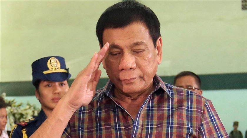 Duterte envolvido em mais uma polémica. Foto: Rey Baniquet/EPA
