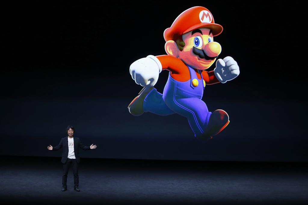 Super Mario é uma das imagens de marca da Nintendo. Foto: Monica Davey/EPA