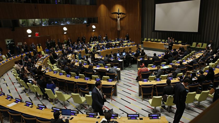 1ª Cimeira das Nações Unidas sobre refugiados e migrantes. Foto: Peter Foley/EPA