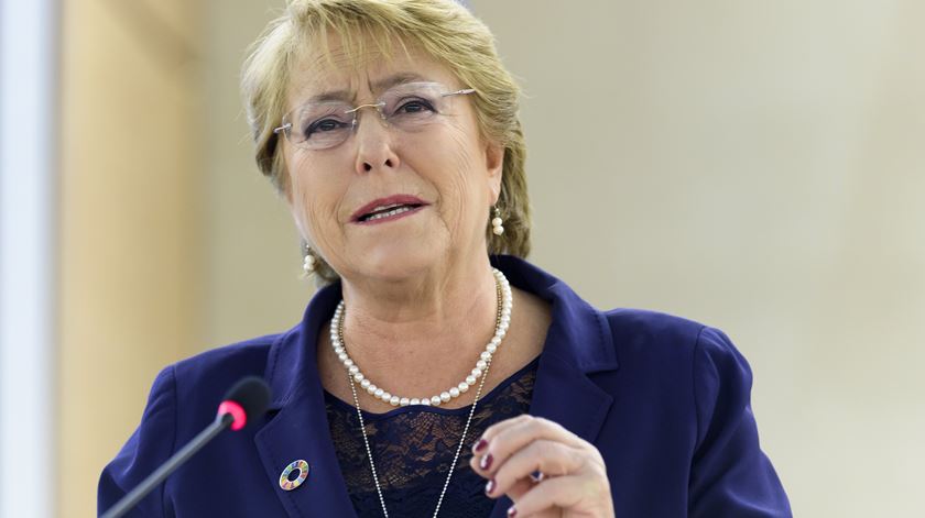 Michelle Bachelet, alta comissária para os Direitos Humanos das Nações Unidas. Foto: EPA