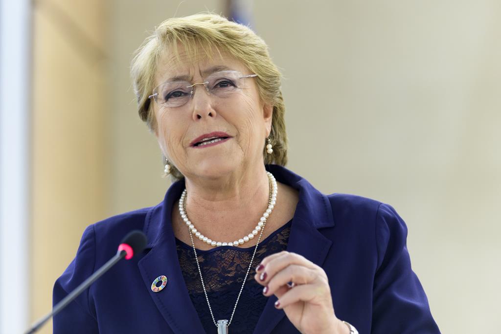 Michelle Bachelet, alta-comissária da ONU para os Direitos Humanos. Foto: EPA