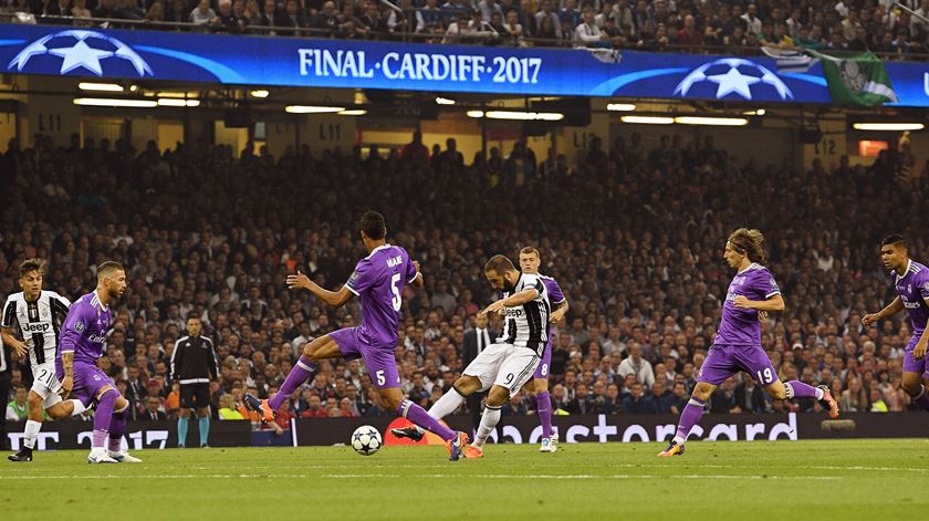 O Real Madrid bateu a Juventus na final da Champions, na época passada, em Cardiff, por 4-1. Foto: EPA