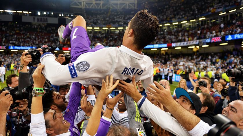 Ronaldo conquistou quatro Ligas dos Campeões com o Real Madrid. Foto: EPA