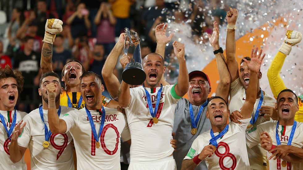 Portugal campeão do mundo de futebol de praia