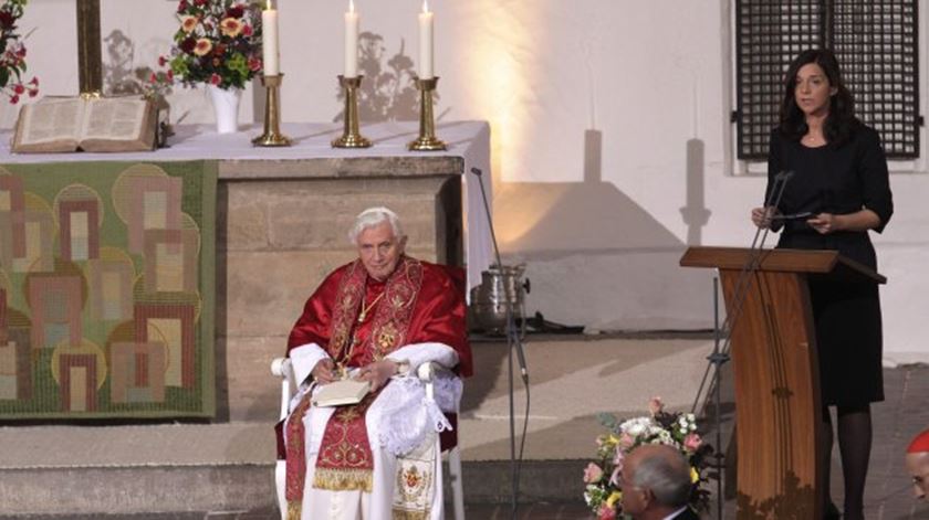 Bento XVI num encontro ecuménico na Alemanha. Foto: DR