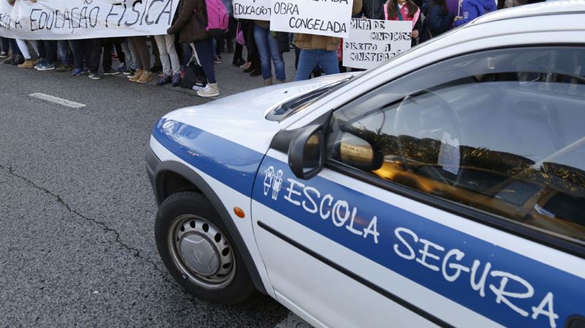 Costa anunciou reforço de policiamento junto às escolas. Foto: Paulo Cunha/LUSA