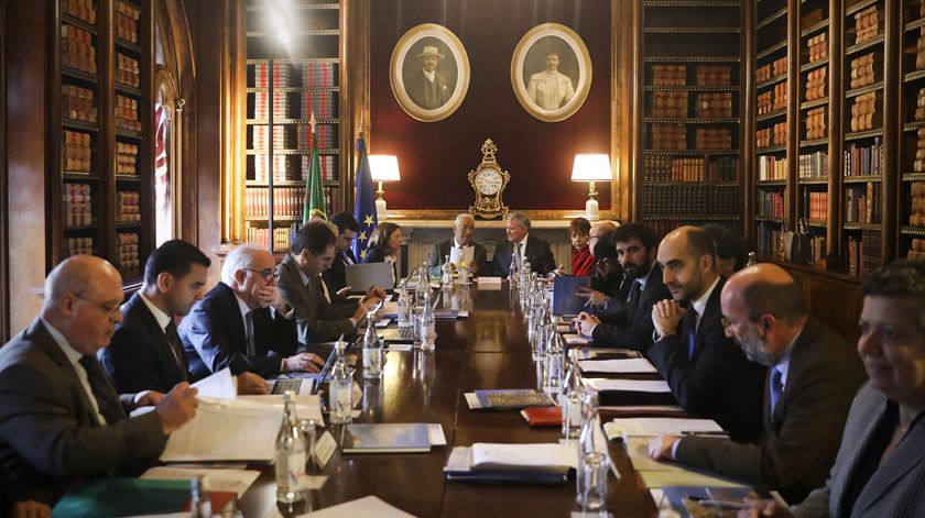Conselho de Ministros extraordinário no Palácio de Monserrate, em Sintra, realizado em março de 2017. Foto Mário Cruz/Lusa