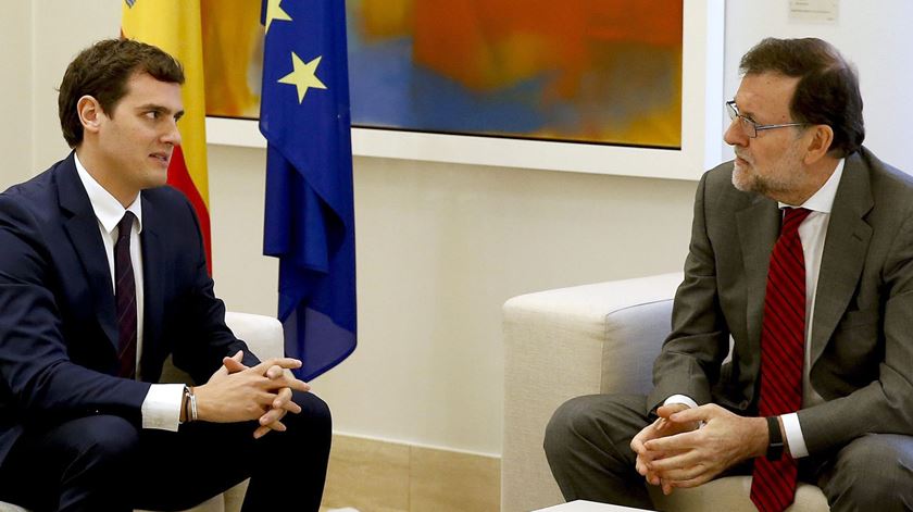 Albert Rivera esteve reunido com Mariano Rajoy. Foto: EPA