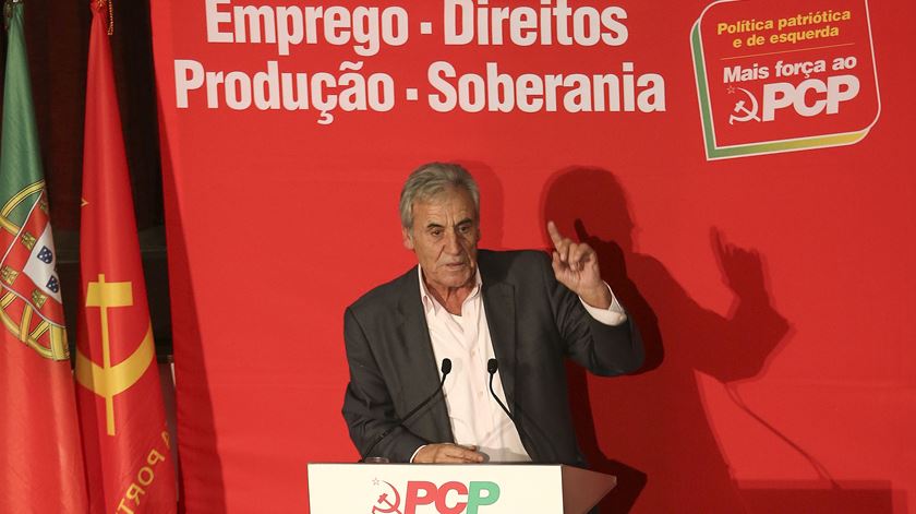 Jerónimo de Sousa, PCP. Foto: Manuel de Almeida/Lusa