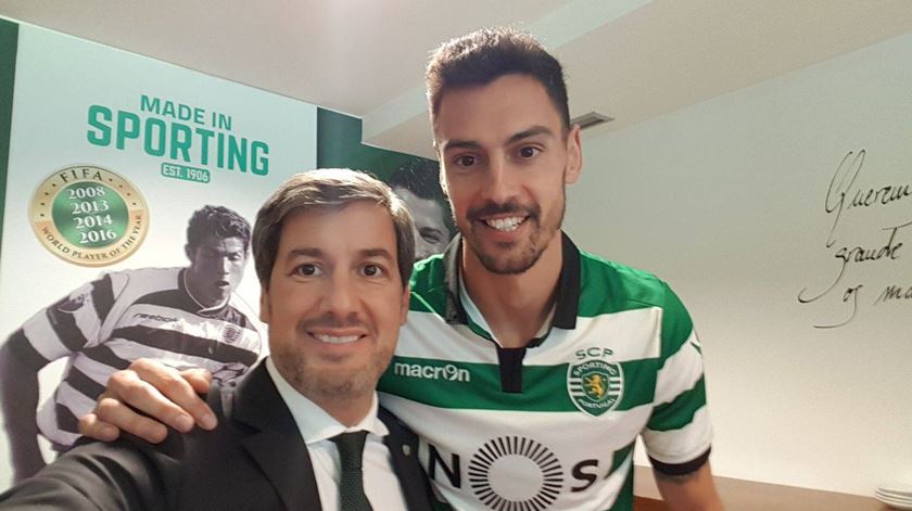 André Pinto é um dos reforços leoninos para a próxima temporada. Foto: Facebook Sporting CP