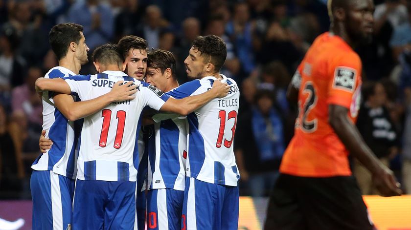 FC Porto vence dérbi com "bis" do goleador André Silva. Foto: Fernando Veludo/Lusa