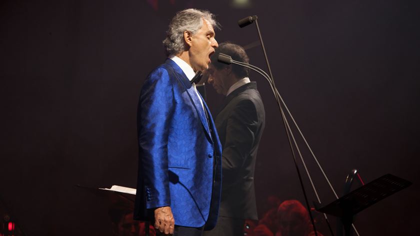 Bocelli cantou e encantou o público em Lisboa