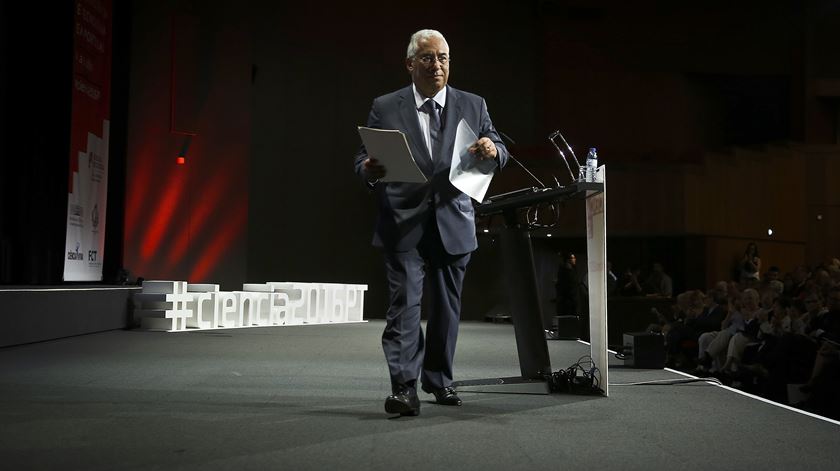 O primeiro-ministro presidiu à abertura do encontro "Ciência 2016". Foto: Mário Cruz/Lusa