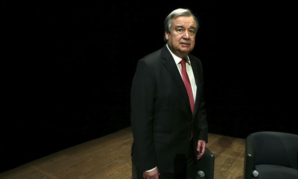 António Guterres já recebeu a terceira dose contra a Covid, segundo o porta-voz da ONU. Foto Estela Silva - Lusa
