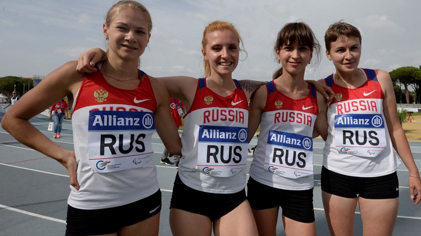 Atletas russas nos Europeus de Grosseto 2016. Foto: Comité Paralímpico Internacional/Agenzia Fotografica BF