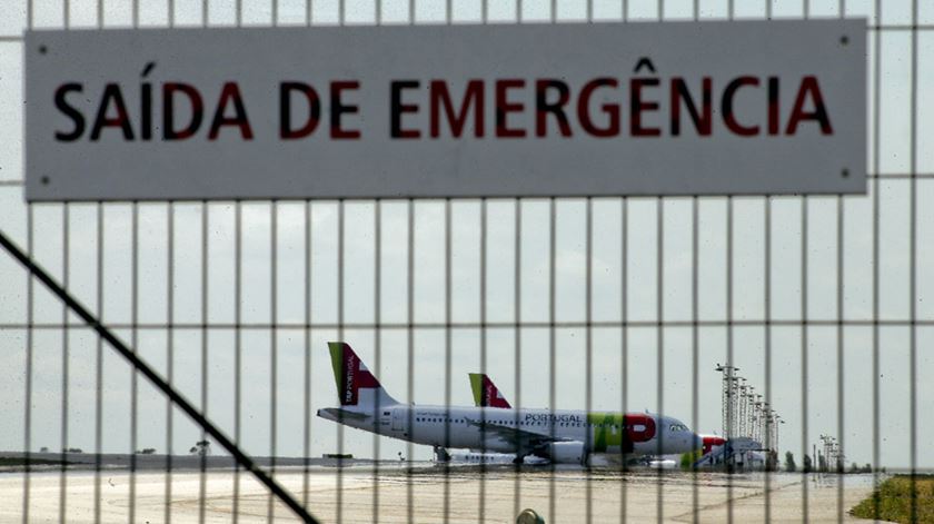 Aviao da TAP no aeroporto Sa Carneiro no Porto. Foto: Jose Coelho/Lusa