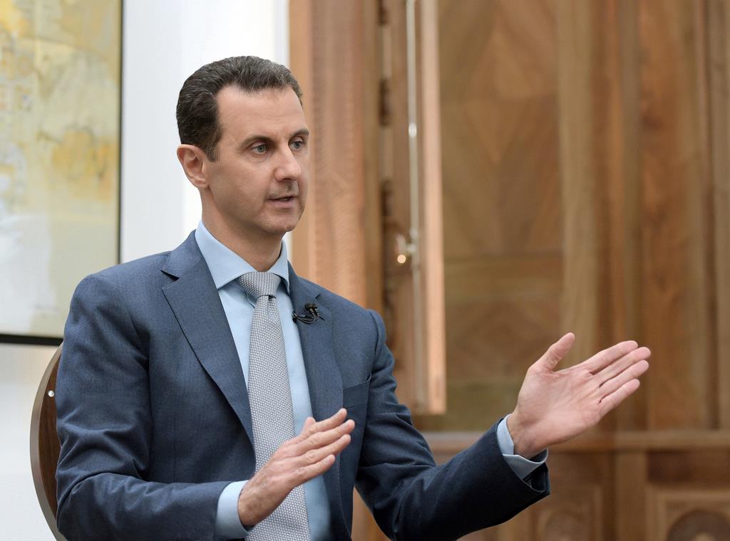 Em 17 de julho, Assad foi empossado para um quarto mandato presidencial, cerca de dois meses depois de ter sido reeleito com 95,1% dos votos, de acordo com as autoridades, numa eleição amplamente criticada pela oposição e pelo Ocidente. Foto: Sana/EPA