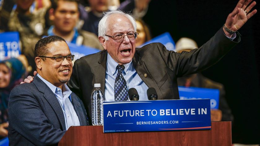 Sanders vence no Michigan. Foto: Tannen Maury/EPA