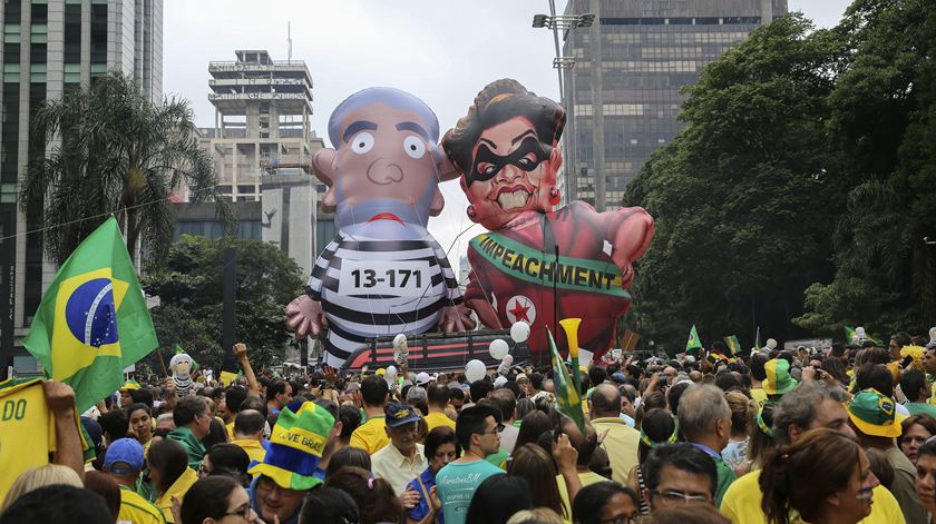 A maior metrópole brasileira - São Paulo - onde se joga muito do resultado global das eleições locais. Foto: Sebastião Moreira/EPA