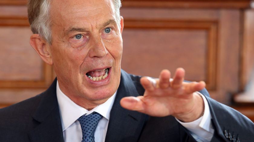 Tony Blair volta a insistir num segundo referendo. Foto: Brian Lawless/EPA