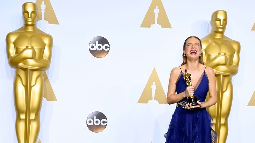 Brie Larson venceu o Óscar de nelhor actriz pela interpretação no filme "Quarto". Foto: EPA/PAUL BUCK