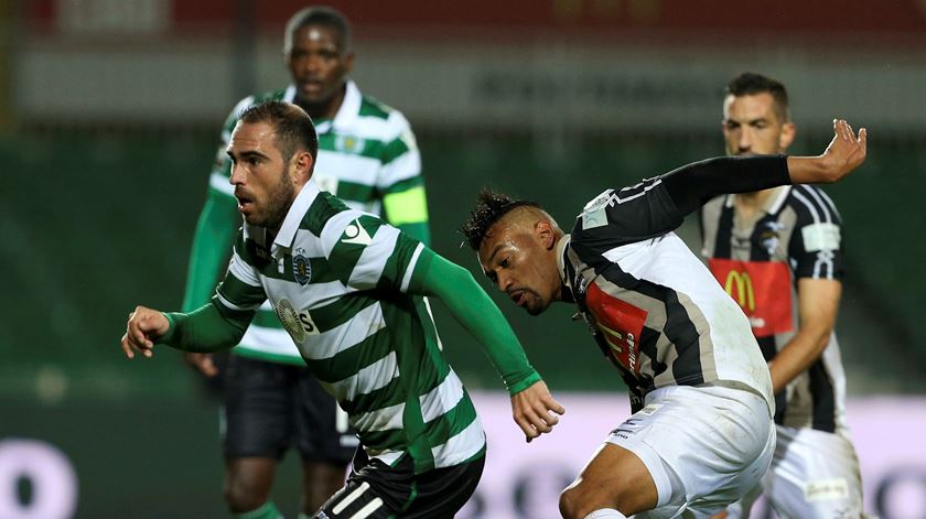 O Sporting não quer deixar fugir o FC Porto. Foto: Luís Forra/Lusa