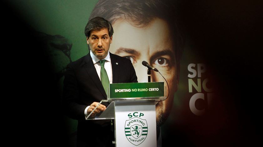 Bruno de Carvalho critica postura do CD da FPF. De novo. Foto: António Pedro Santos/Lusa
