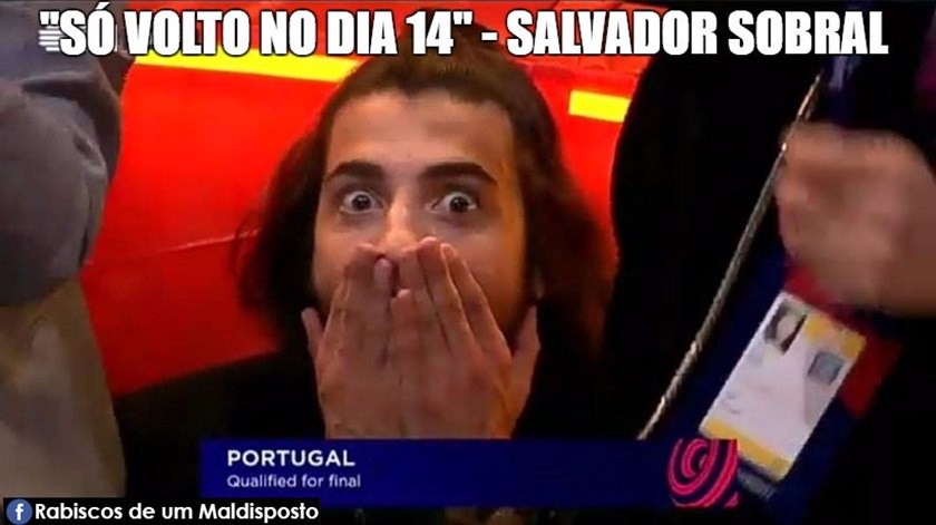 Página "Rabiscos de um Maldisposto" transformou Salvador num Fernando Santos, que no Europeu afirmou que só voltava a Portugal dia 11 de Julho - e cumpriu