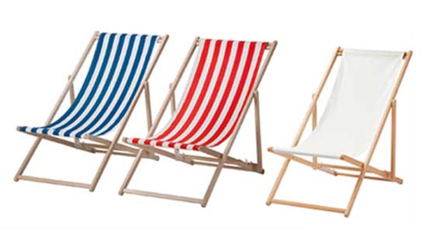 Cadeira de praia retirada. Foto: IKEA