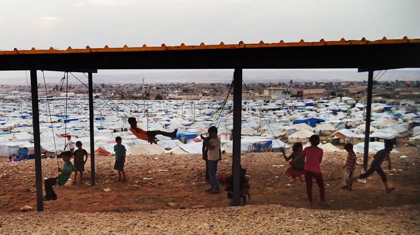 Campo de refugiados sírios no Curdistão iraquiano. Foto: Amer Abdulah
