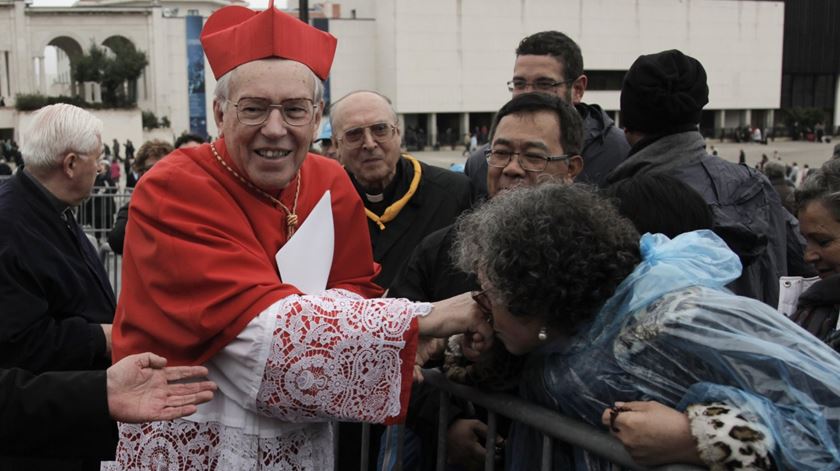 Cardeal Giovanni Battista Re em Fatima. Foto: Paulo Cunha/Lusa