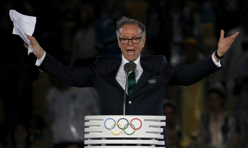 Carlos Arthur Nuzman discursou na cerimónia de encerramento dos Jogos do Rio Foto: Sergei Ilnitsky/EPA