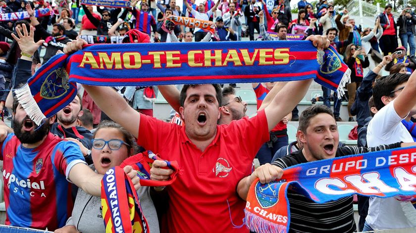 Adeptos do Chaves estão entusiasmados com o início de época da equipa. Foto: Luís Forra/Lusa