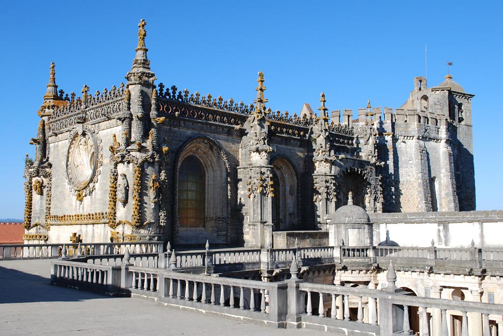 Convento de Cristo, em Tomar, encerrado para filmagens. Foto: Wikipedia