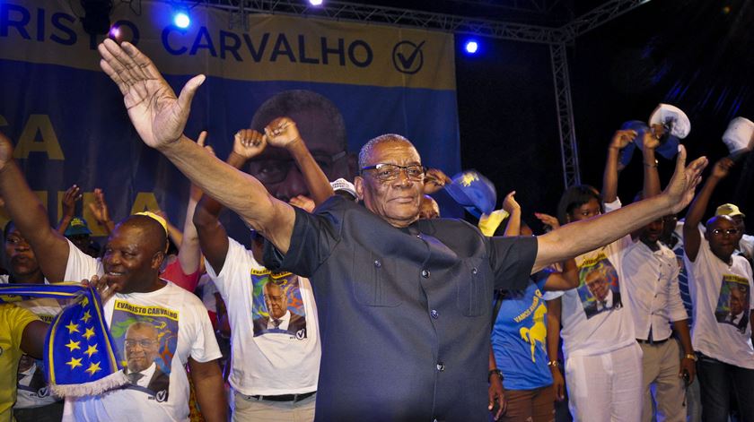 Evaristo Carvalho foi o mais votado na primeira volta. Foto: Lourenço da Silva/Lusa