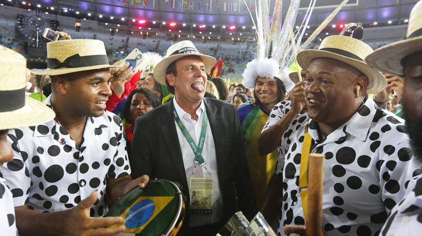 O prefeito do Rio de Janeiro, Eduardo Paes, deu "nota 10" à organização dos jogos. Foto: Sergei Ilnitsky/EPA