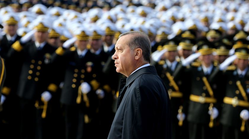 Presidente turco critica autoridades belgas. Foto: EPA