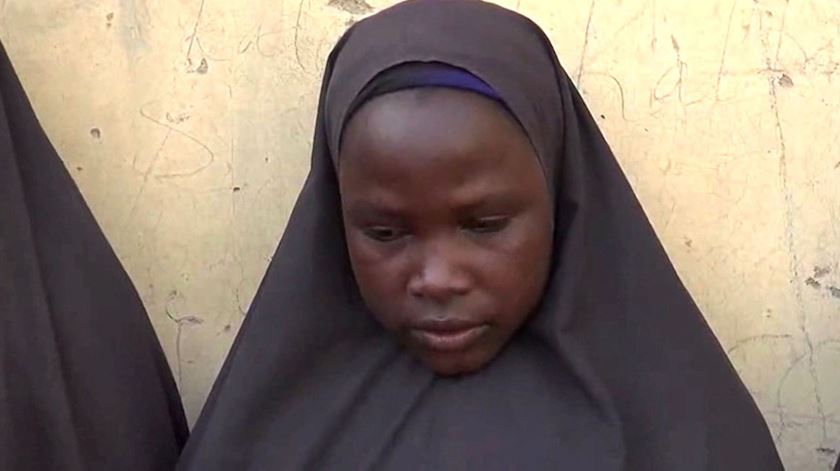 Uma das estudantes raptadas em 2014 pelo Boko Haram. Foto: DR