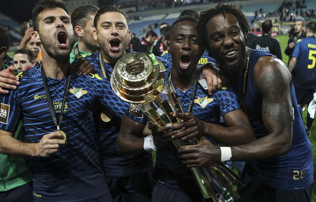 O Moreirense venceu a Taça da Liga em 2017, no Algarve Foto: Luís Forra/Lusa