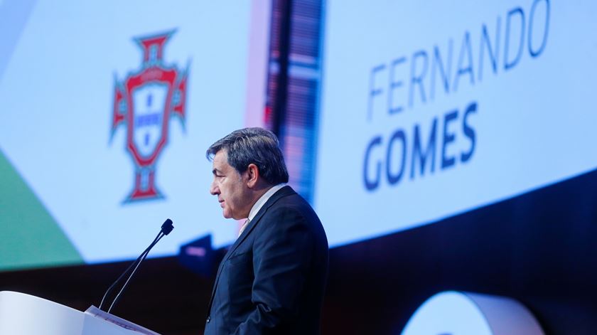 Fernando Gomes é o presidente da Federação Portuguesa de Futebol. Foto: FPF