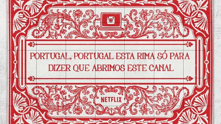  O Netflix só funciona através da internet, e a maior parte dos serviços de internet fixa em Portugal, vêm com televisão. Foto: @netflixpt no Instagram