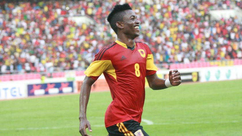 Gelson já marcou oito golos pela selecção de Angola. Foto: DR