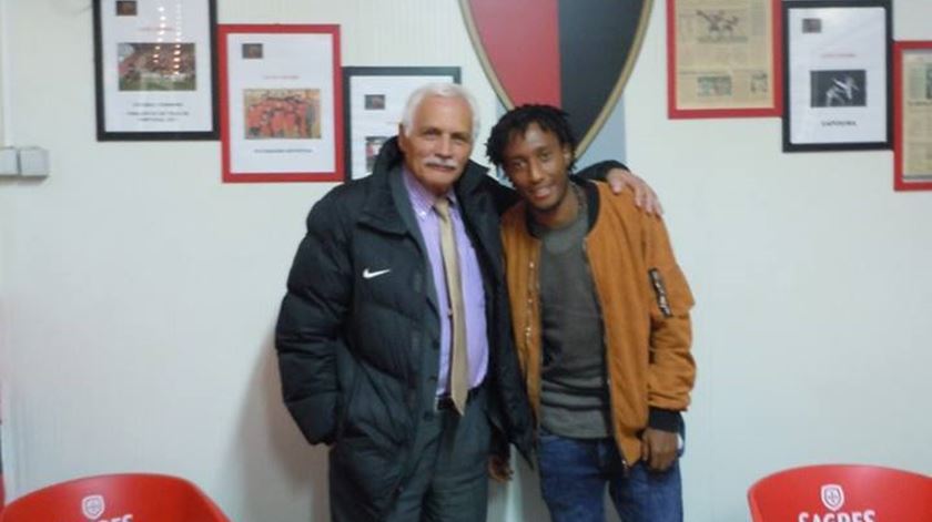 Gelson Martins voltou ao Futebol Benfica, clube que o formou Foto: Facebook