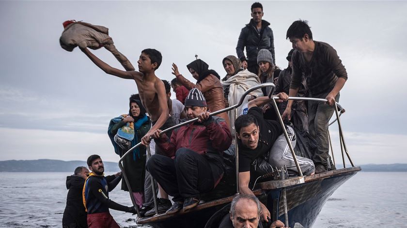 "NY Times" distinguido pela cobertura da crise dos refugiados. Foto: Sergey Ponomarev