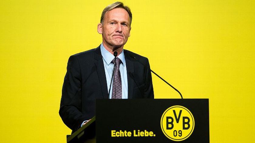 Hans-Joachim Watzke espera que a equipa recupere do "choque". Foto: DR