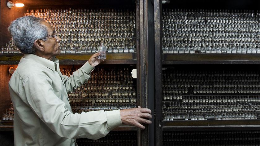 Uma farmácia homeopata na Índia. Foto: Jorge Royan