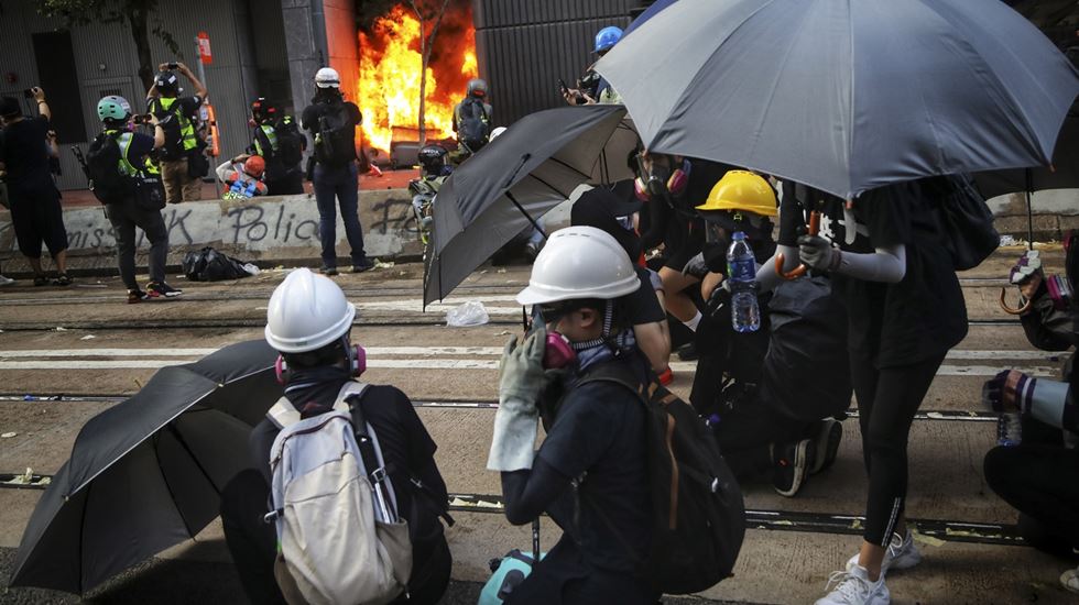 Protestos em Hong Kong